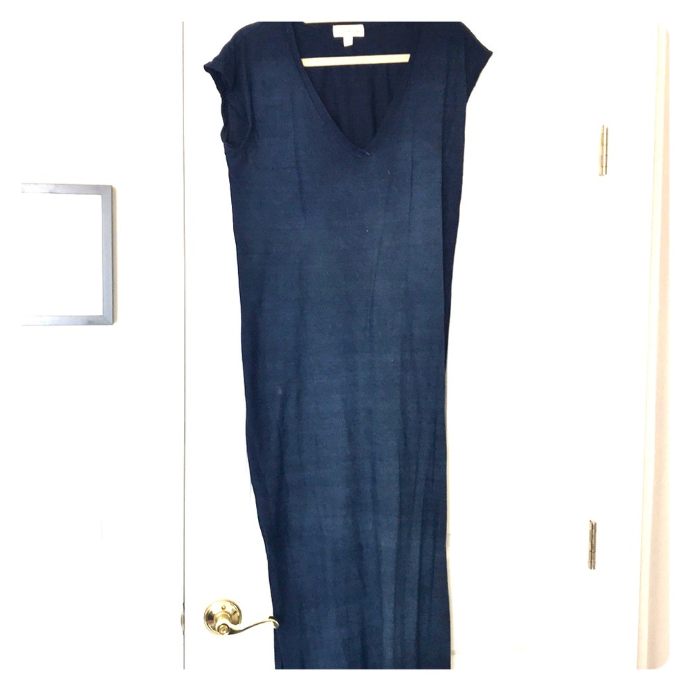Anthropology Blue Cloth & Stone Maxi